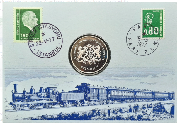 Enveloppe commemorative Orient Express 2