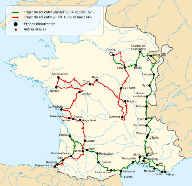 Grand Tour de France de Charles IX