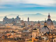 View of Rome from Castel Sant'Angelo