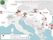 Map - Orient Express route (regular train)