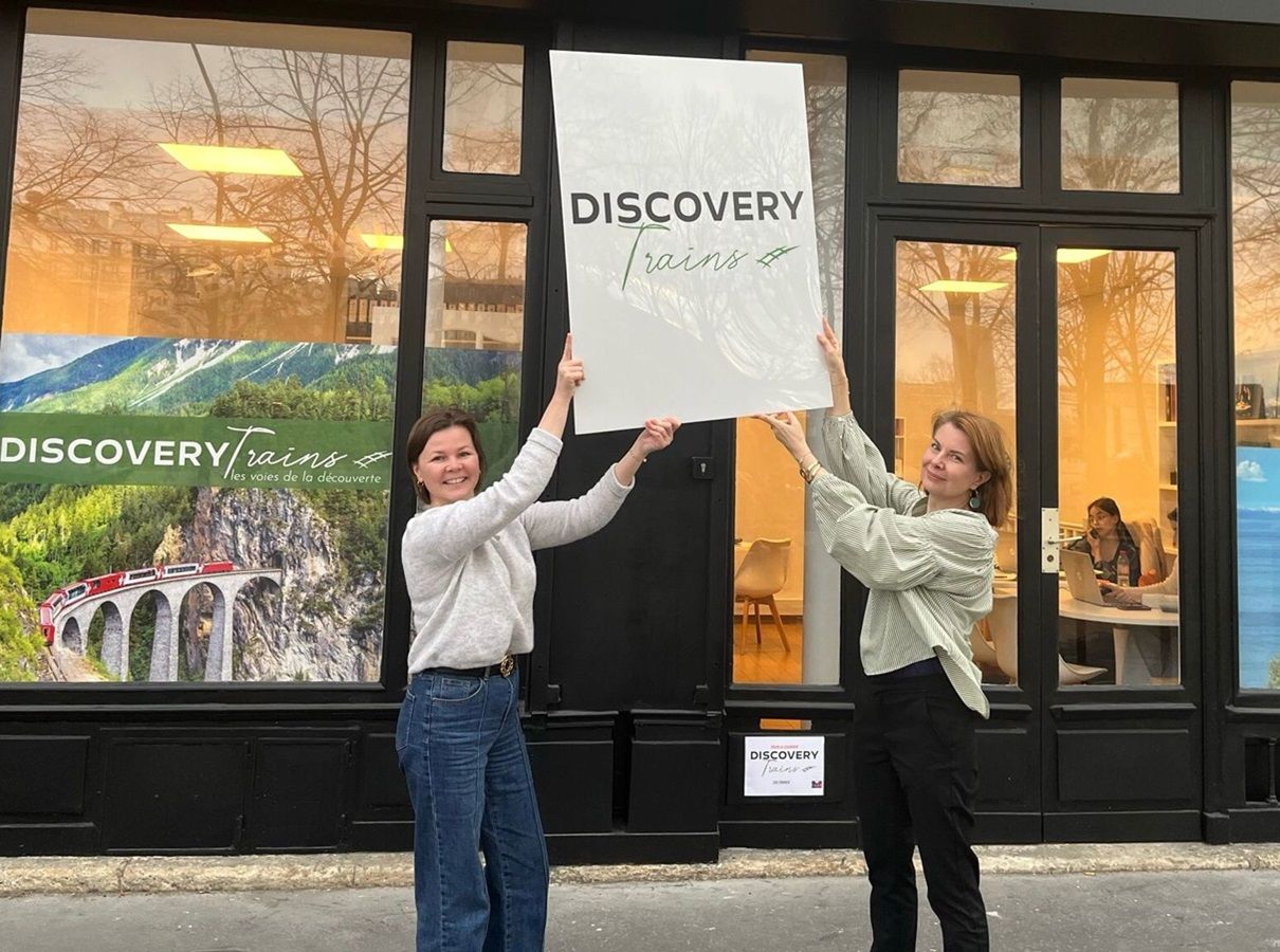 Laure Jacquet et Yulia Santalova Boutique Discovery Trains